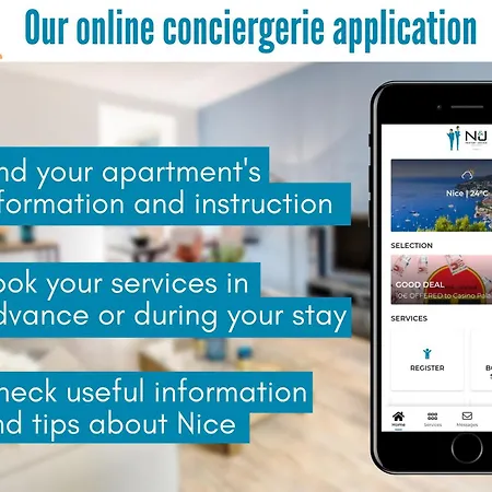 Nestor&jeeves - Clea - Terrasse - Apartman Nizza